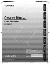 Toshiba 32A35 User Manual