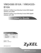 ZyXEL VMG4325 User Guide