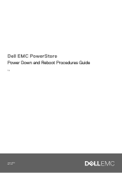 Dell PowerStore 3000X EMC PowerStore Power Down and Reboot Procedures Guide