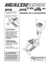HealthRider 15.5 S Elliptical Canadian French Manual