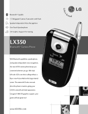 LG LX-350 Data Sheet (English)