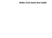 Nokia 3110 User Guide