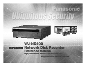 Panasonic WJND400 Reference Manual