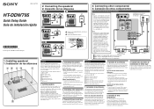 Sony HT-DDW795 Installation Guide