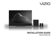 Vizio RS65-B2 Installation Guide
