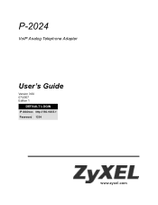 ZyXEL P-2024 User Guide