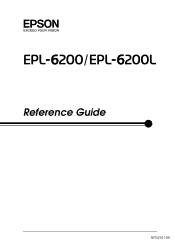Epson 6200L Reference Guide