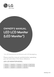 LG 22M38D-B Owners Manual