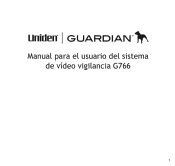 Uniden G766 Spanish Owner's Manual