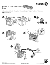 Xerox 6128MFP Fuser Instruction Sheet