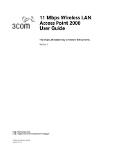 3Com 3CRWE20096A User Guide