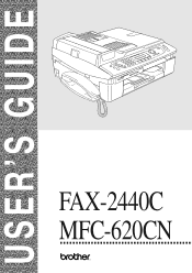 Brother International FAX-2440C Users Manual - English