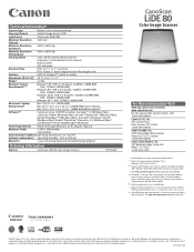 Canon CanoScan LiDE 80 LiDE80_spec.pdf