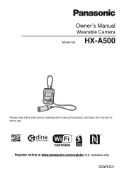 Panasonic HX-A500H HX-A500H Advanced Features Manuals (English)