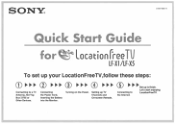 Sony LF-X1 LFTV Quick Start Guide