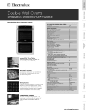 Electrolux EW30EW65GS Product Specifications Sheet (English)