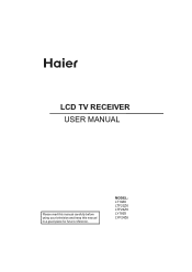 Haier LT19Z6 User Manual