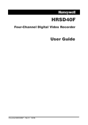 Honeywell HRSD40F250 User Guide