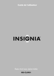 Insignia NS-CLW01 User Manual (French)