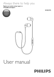 Philips SHB3595WT User manual