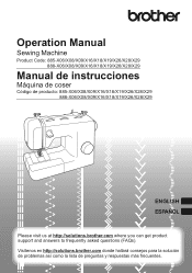 Brother International XR3774 Operation Manual