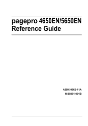 Konica Minolta pagepro 5650EN pagepro 4650EN/5650EN Reference Guide