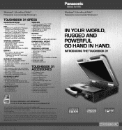 Panasonic CF-31AGP7B2M Brochure