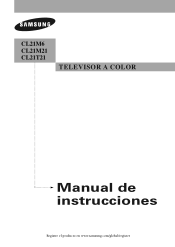 Samsung CL-21T21EQ User Manual (user Manual) (ver.1.0) (Spanish)
