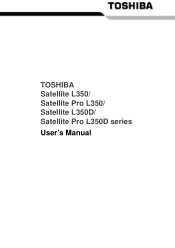 Toshiba Satellite Pro L350 PSLD9C Users Manual Canada; English