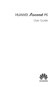 Huawei P6 User Guide