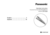 Panasonic EH-HS99-K Operating Manual