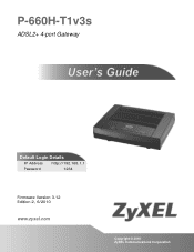 ZyXEL P-660H-T1 v3s User Guide