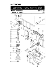Hitachi G13SC2 Parts List