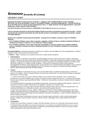 Lenovo ThinkCentre A58e (Italian) Lenovo License Agreement