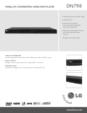 LG DN798 Specification