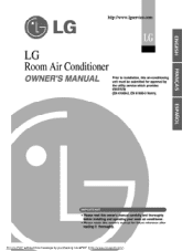 LG LAU121HNM Owners Manual