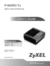 ZyXEL P-660RU-T1 v3s User Guide