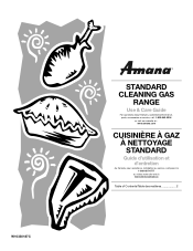 Amana AGR3311WD Use and Care