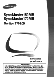 Samsung 170MP User Manual (user Manual) (ver.1.0) (Spanish)