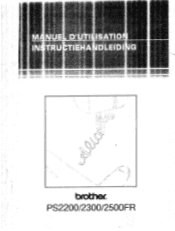 Brother International PS-2500 User Manual - French