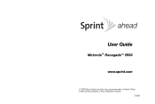 Motorola V950 Sprint User Guide