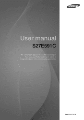 Samsung S27E591C User Manual