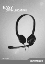 Sennheiser PC 3 CHAT Instructions for Use