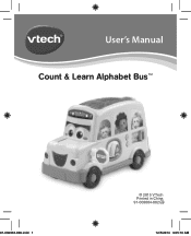 Vtech Count & Learn Alphabet Bus User Manual