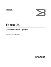 Dell Brocade 5100 Fabric OS Documentation Updates v7.2.x