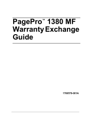 Konica Minolta pagepro 1380MF pagepro 1380MF Warranty Exchange Guide