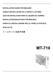 Kyocera KM-C3232E MT-710 Installation Guide