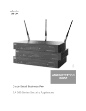 Linksys QuickVPN SA 500 Series Security Appliances Administration Guide