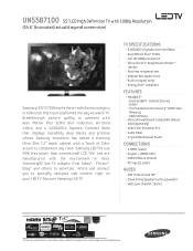 Samsung UN55B7100 Brochure
