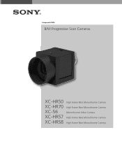 Sony XC56 Product Brochure (is-1179)